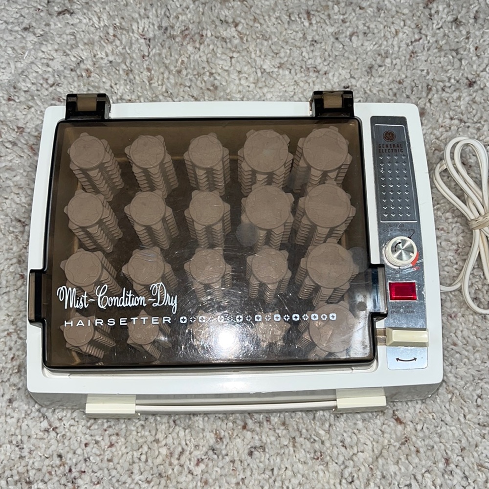 General Electric mist-condition-dry curlers